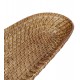 Cesta 44x16x7cm Para Paes Retangular Em Bambu E Rattan